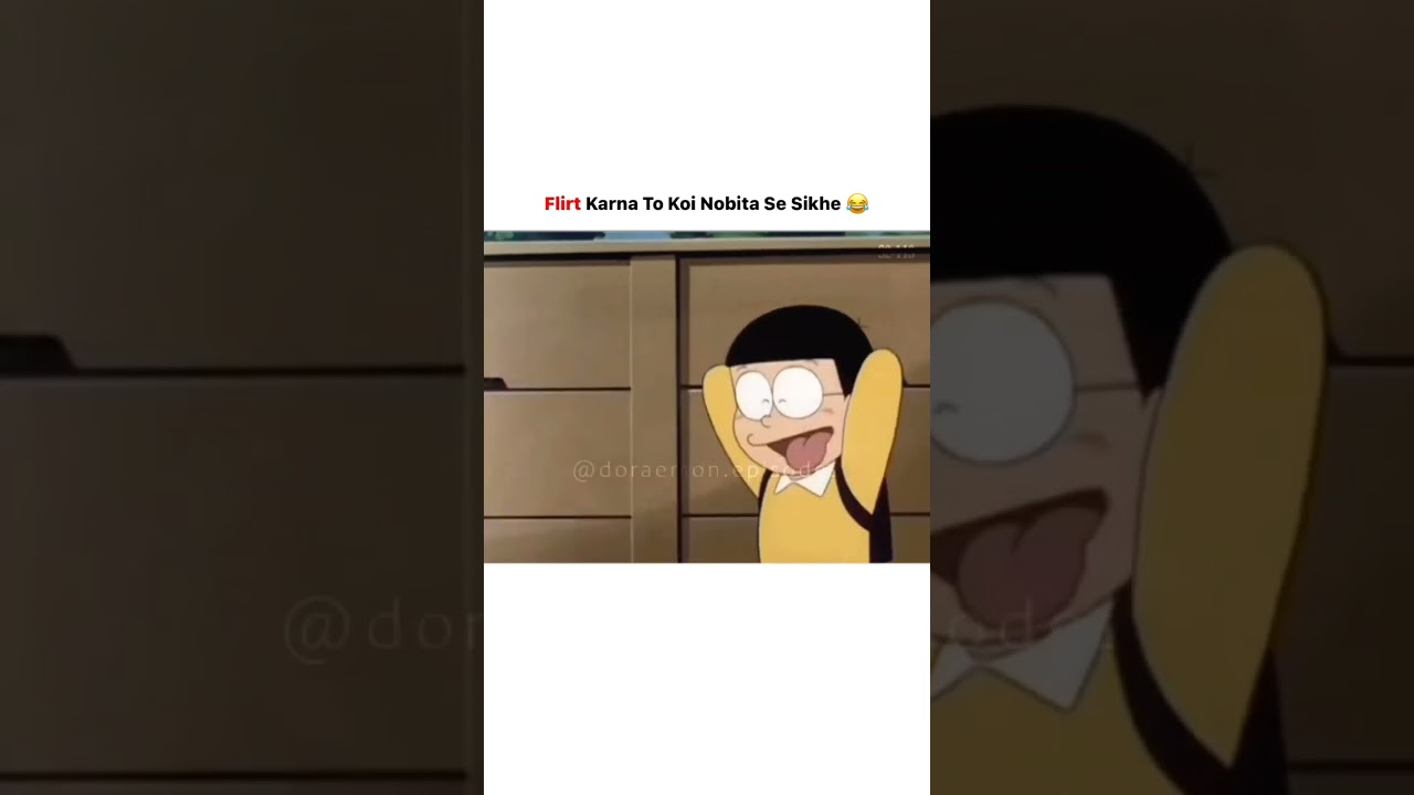 Nobita flirt shizuka🤓😁😁❤️ Doraemon in hindi shizuka love story 