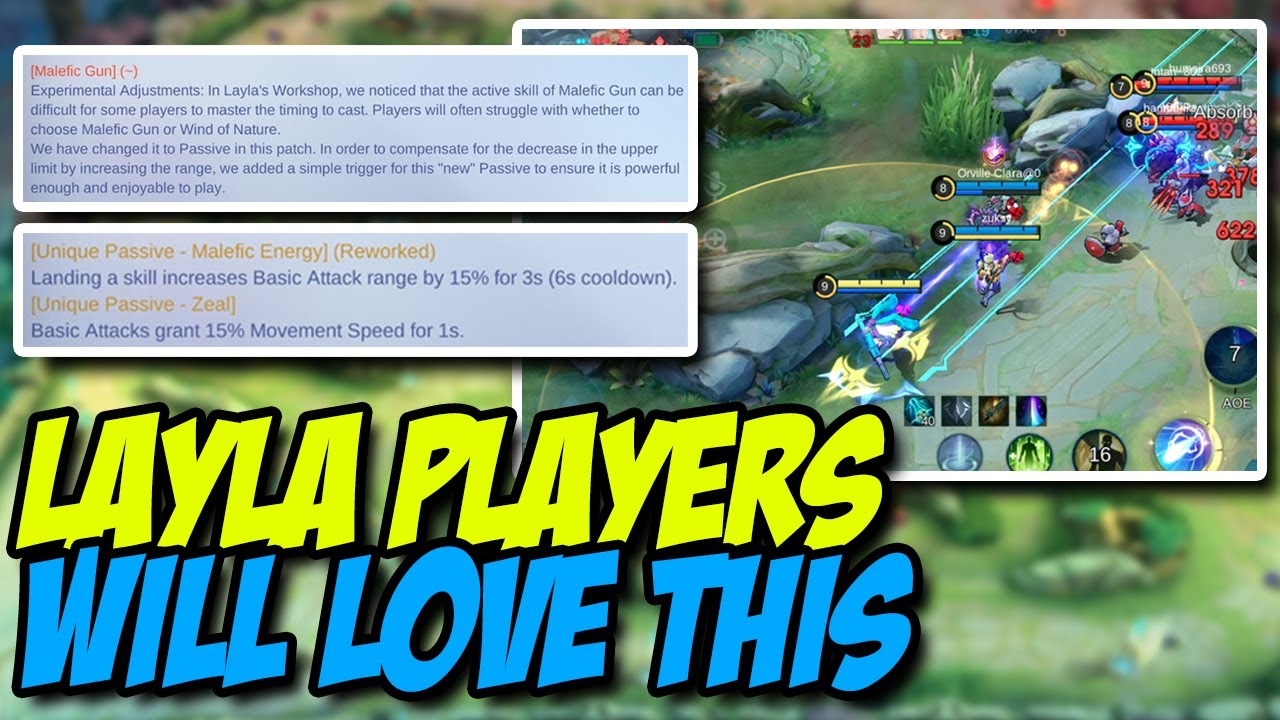 LAYLA WITH HYPER EXTENDED ATTACK RANGE (UNRELEASED PATCH) || MOBILE LEGENDS ADVANCED SERVER TEST