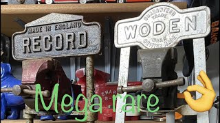 Mega rare record tool company, 1930s vintage vise sales display plus other  bits and bobs