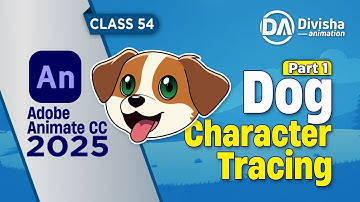 Create AMAZING 2D Animations with Dog Character Head Tracing in Adobe Animate CC (Part 1)