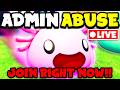 🔴LIVE - ADMIN ABUSE in SLIME RNG Roblox (Join FAST)