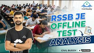 RSSB JE OFFLINE TEST ANALYSIS TEST 11 CIVIL BUDDY CIVIL ENGINEERING MOCK TEST
