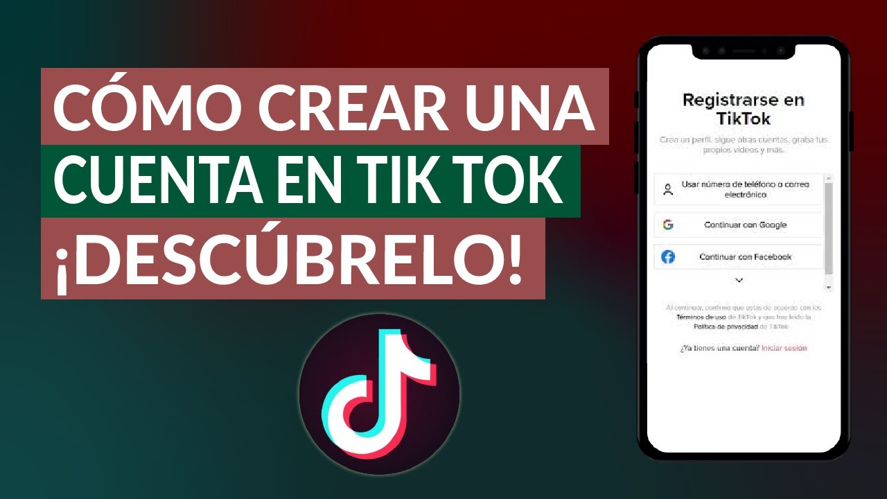 Como crear una cuenta en tik tok lite facil 