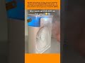 Portable cooling fan.