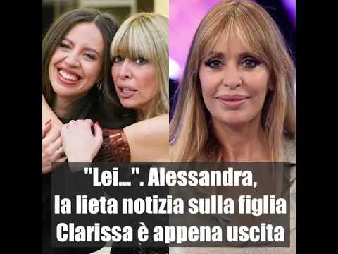 Video Alessandra Mussolini, la lieta notizia sulla figlia Clarissa è appena uscita ??