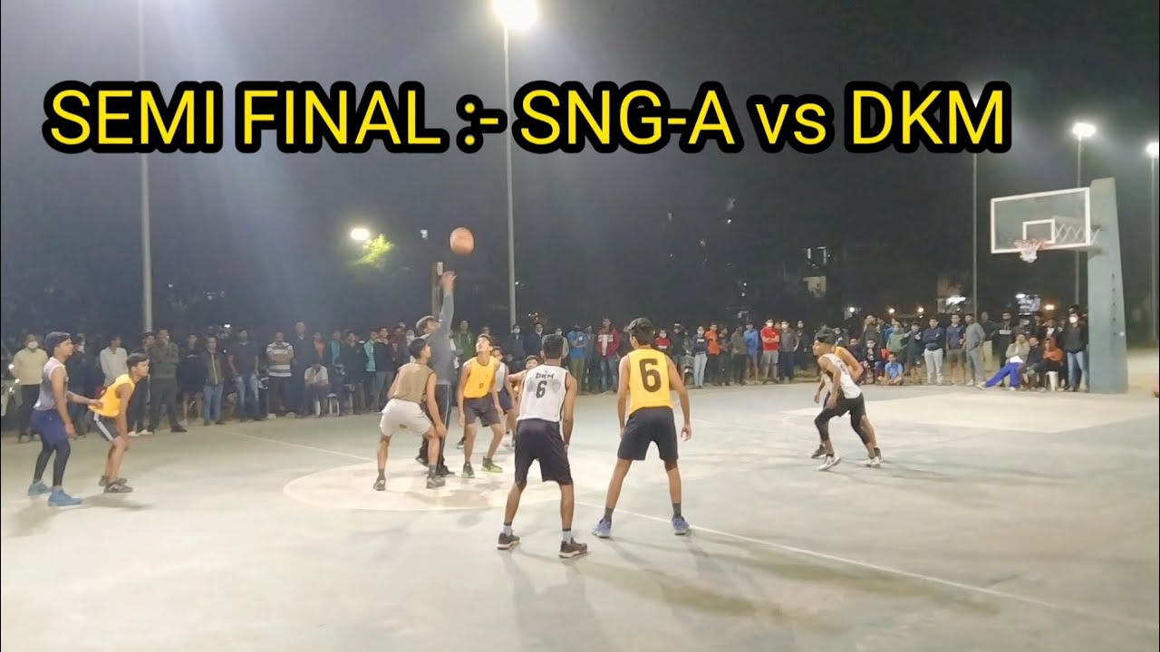 Nagpur district under 18 semi final SNG A Vs DKM nagpur basketball