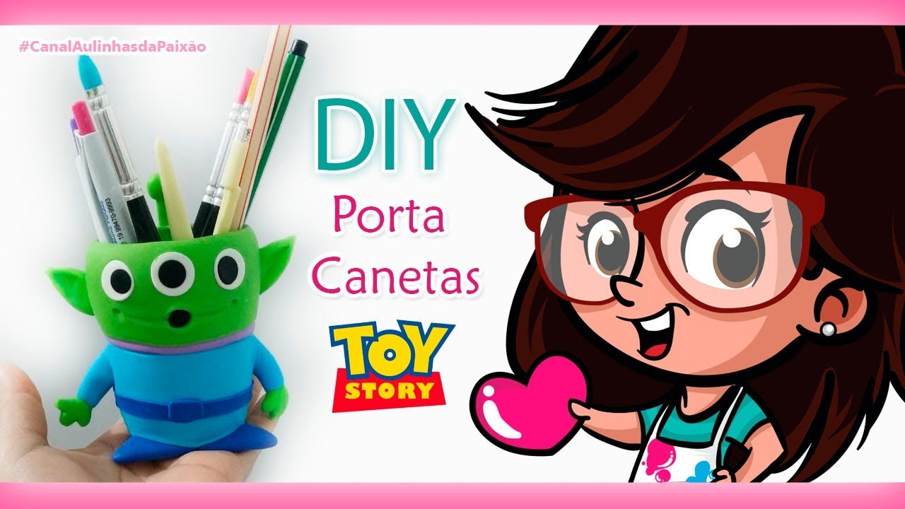 DIY Porta canetas Toy Story Et / Especial  Geek com os Amigos