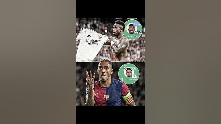 Vinicius hat trick for RMadrid🔥Raphinha hattrick for Barcelona🥶ELCLÁSICO is going to be classic😱