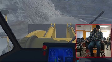 Simulations | VR | Training | Front End Loader Simulator on Motion Platform with Adi