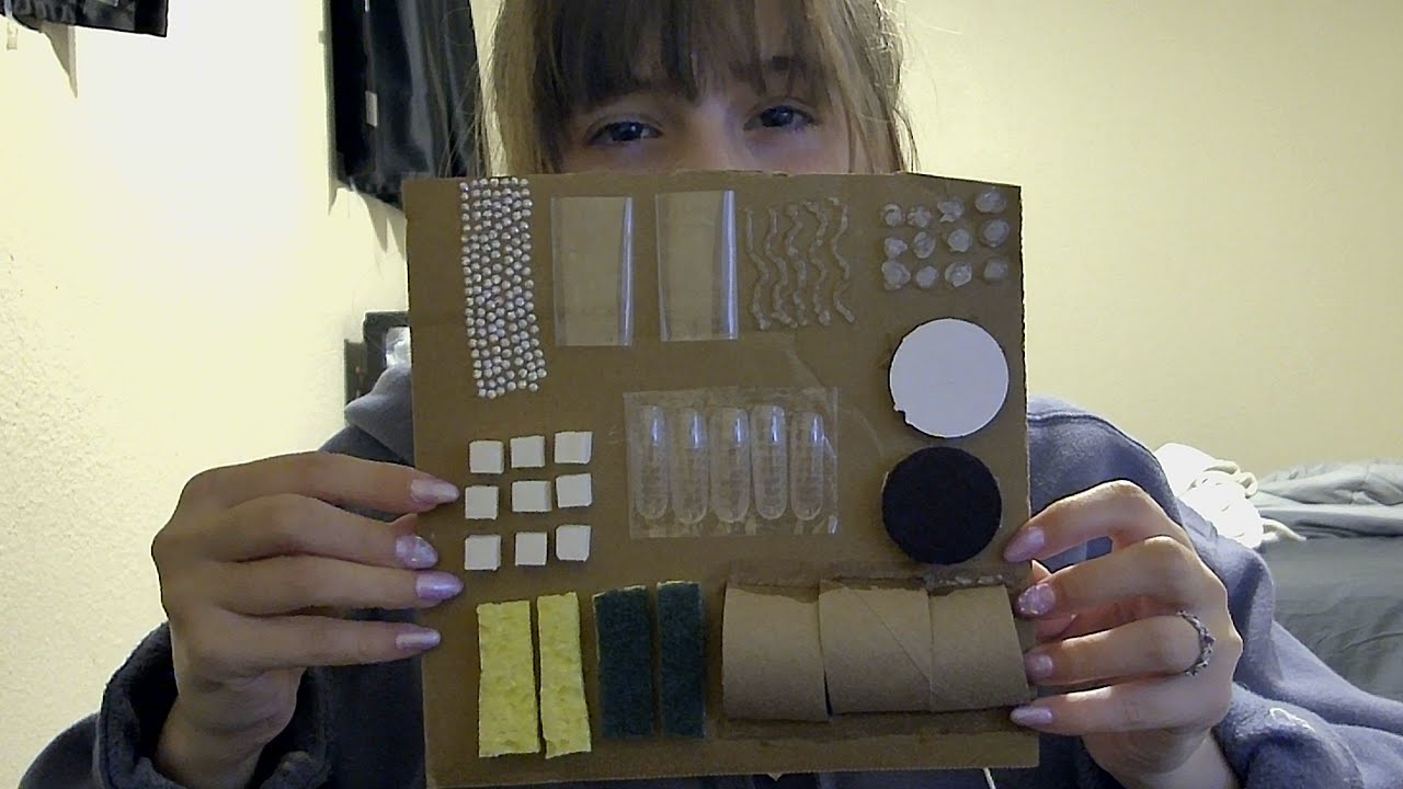 ASMR Trigger Board! (Tapping, Scratching, Scrunching, + more)