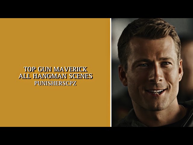 Top Gun Maverick  All Hangman Scenes 