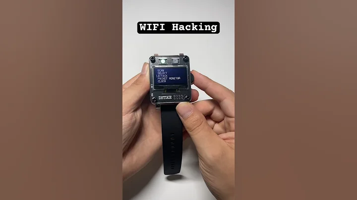 How To Hack Any WIFI with DIY Wristwatch Deauther Attack #arduino #electrician #hacker #engineer #ai
