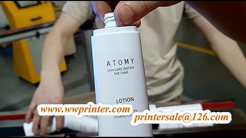 Triangle Lotion Bottle Screen Printing Machine LED UV with Camera CNC03