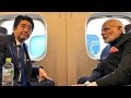 Watch : Modi, Shinzo Abe ride on Japan's Shinkansen bullet train