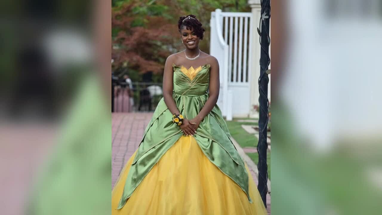 princess tiana blue dress prom Princess Tiana main image 1