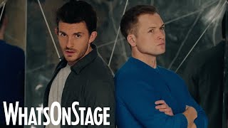 Taron Egerton, Jonathan Bailey, Jade Anouka and Phil Daniels interviews | Cock in the West End