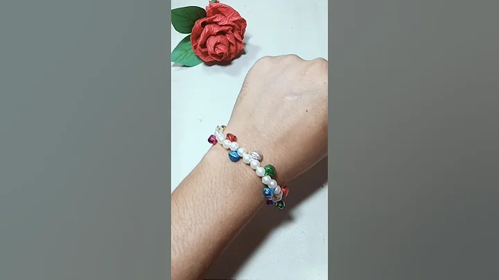 easy hand bracelet idea kid #shots #craft #hand bracelet #diy #trend #kidcraft #viralshot #Kidshort