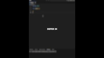 Learn Go Defer in 15 seconds 😯