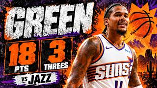 Jalen Green 18 pts 3 threes vs Jazz 2026 Preseason