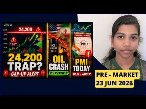Gap-Up Opening! Will Sellers Trap Retail? #nifty Pre Market report 23 June 2026