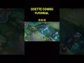ODETTE BEST COMBO 🎶 | Mobile Legends Bang Bang #mlbb