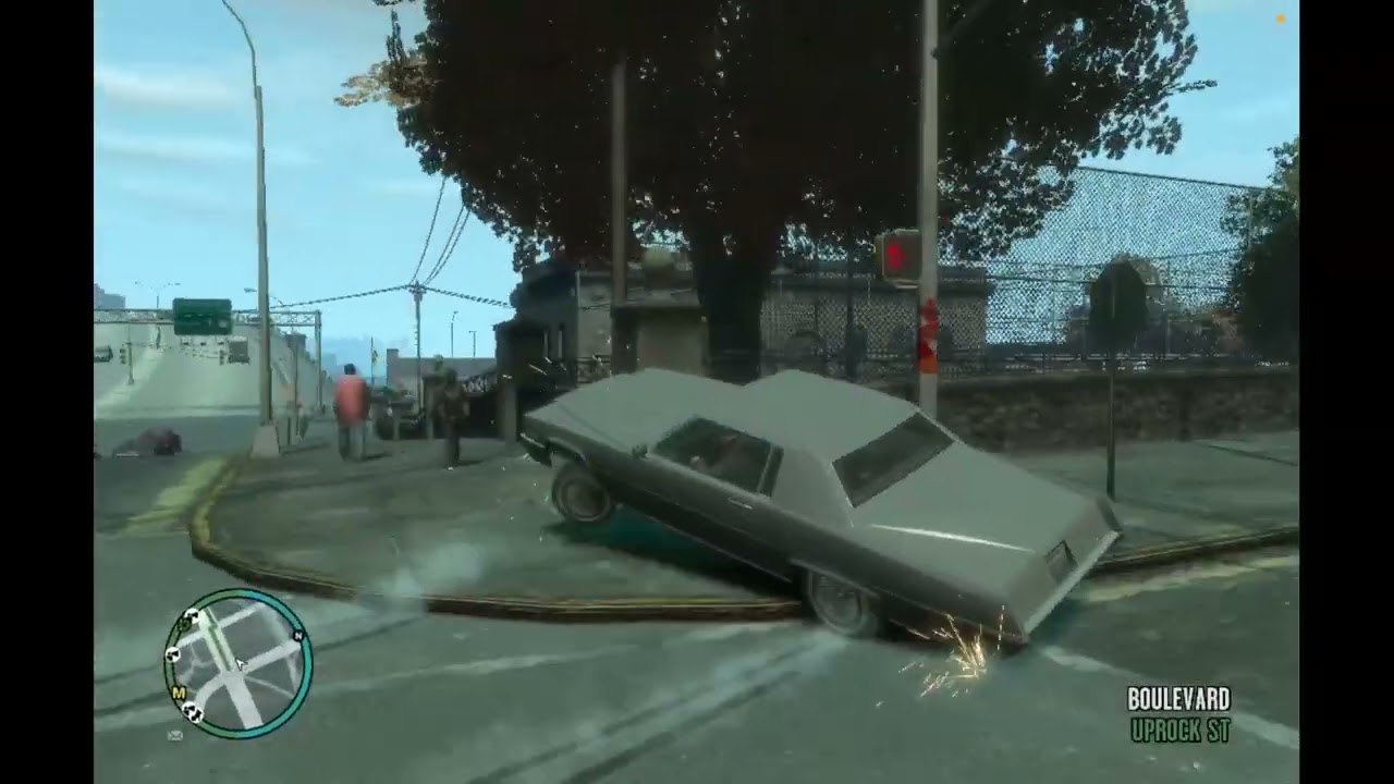 GTA 4- Trouble Driving Like He's Tryin' to Die