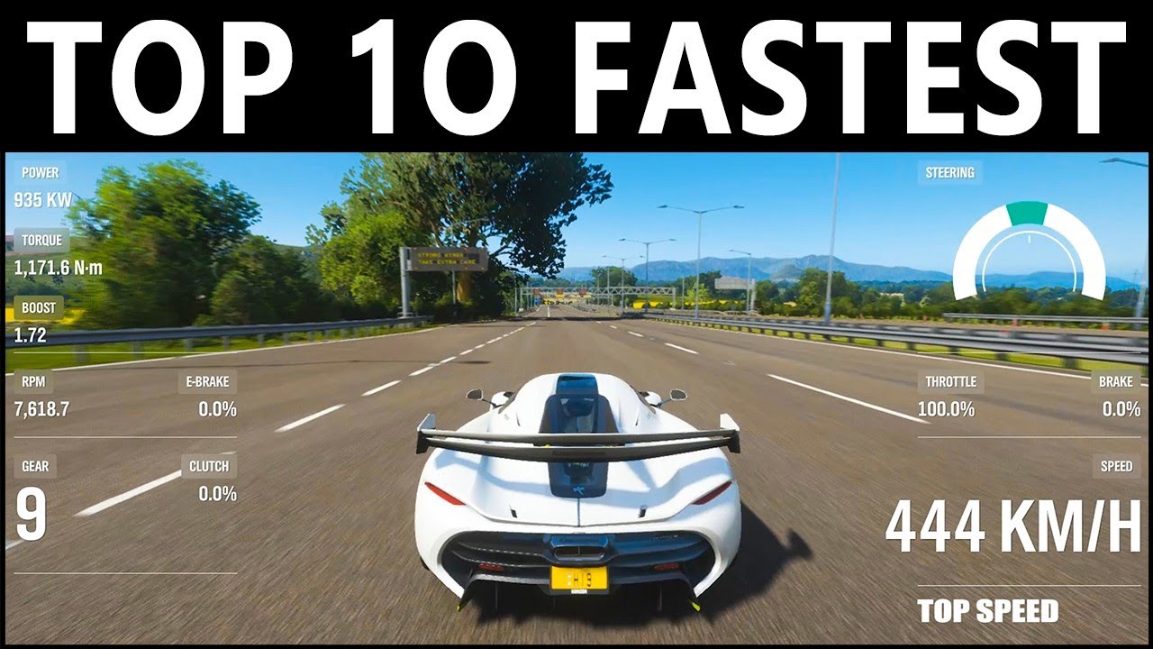 What Are The Top Five Fastest Cars In Forza Horizon 4 newest 2024