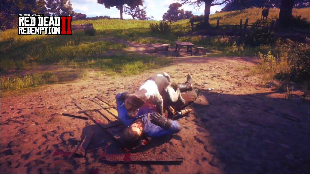 Red Dead Redemption 2 | Vicious Dog Attack