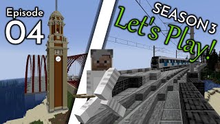 CATENARIES and Recreating the Clock Tower - Minecraft Transit Railway Let's Play S3E4 screenshot 5