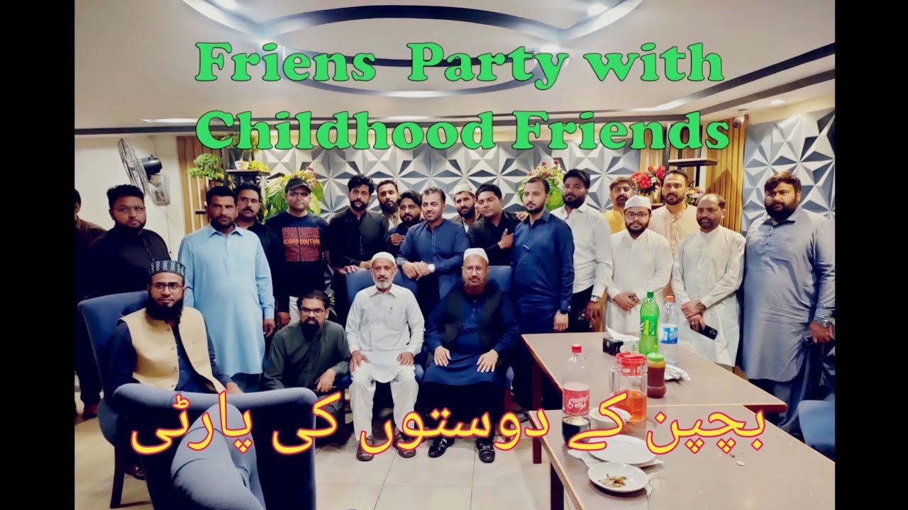 Friend Party in Pakistan | best vlog by usman Baig026 - YouTube