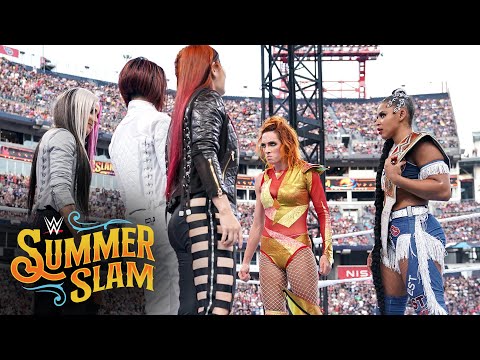 Bayley, IYO SKY and Dakota Kai step to Belair and Lynch: SummerSlam 2022 (WWE Network Exclusive)