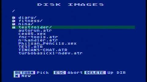 #FUJINET CONFIG REWRITE - Creating New Disks