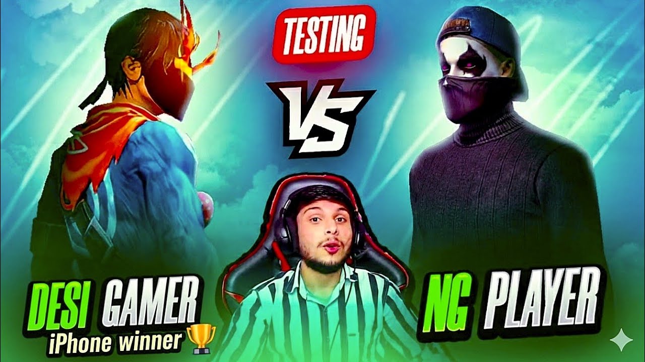 OMG❗Desi Gamer iPhone Giveaway Winner 🏆 Testing Against NG Player 🌟 To Join NG Guild 🔥