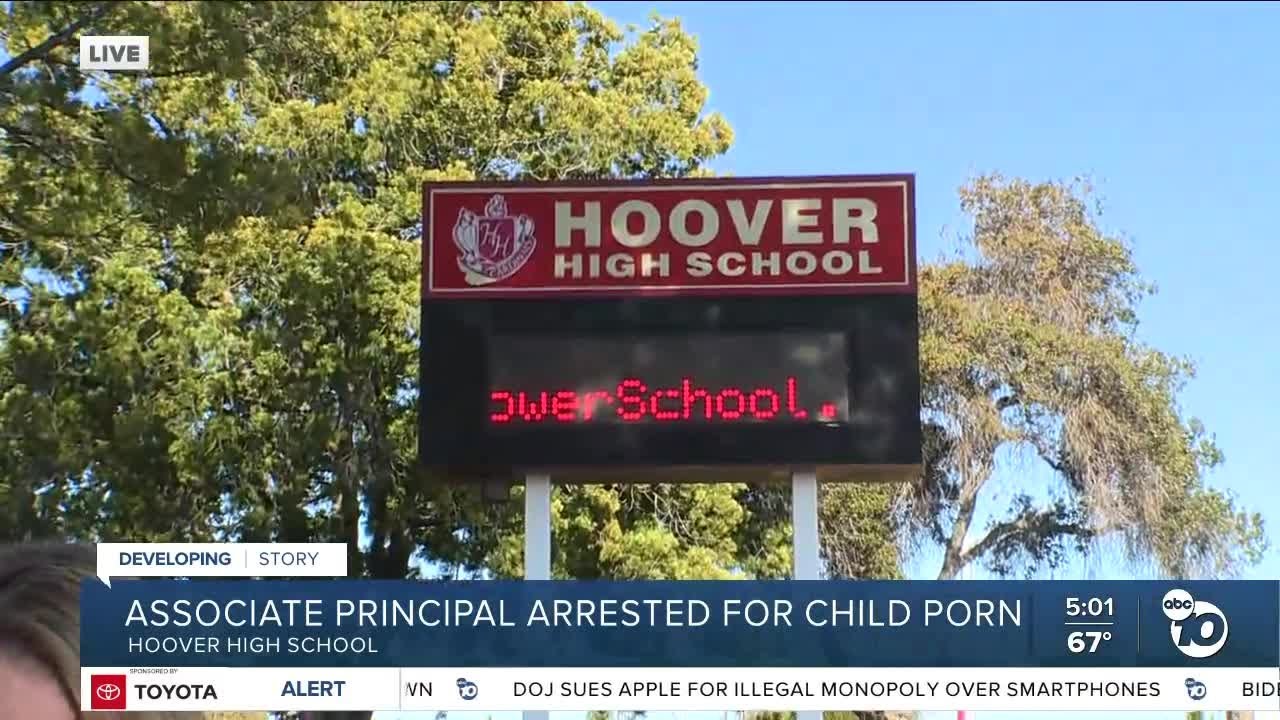 Hoover High associate principal arrested on child porn charges