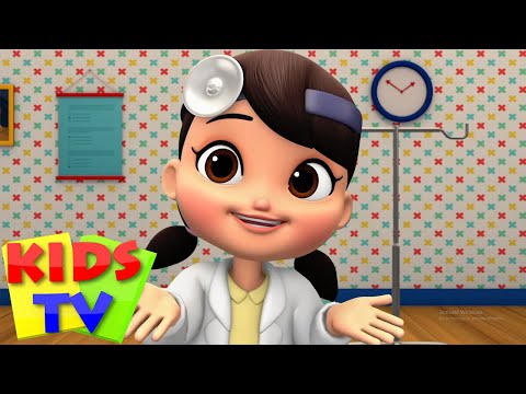 Doktor Şarkısı | Çocuklar için müzik | Tekerlemeler | Kids TV Türkçe | Animasyonlu videolar
