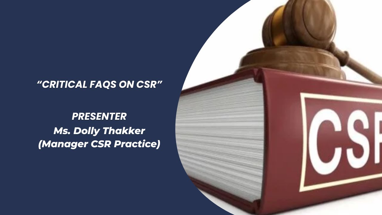 Critical FAQs on CSR