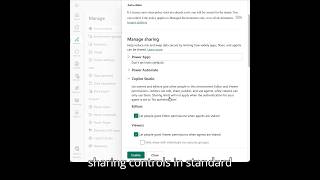 You can't find Copilot Studio sharing controls? In standard environments. #copilotstudio #powerapps