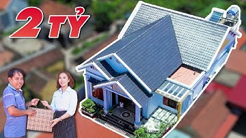 Mẫu Nhà Cấp 4 Thiết Kế Độc Đáo Có Giá 2 Tỷ Tại Nghĩa Hưng, Nam Định