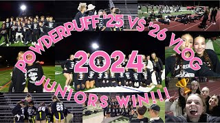 POWDERPUFF VLOG ‘25 VS ‘26 JUNIOR WINN 🏆🎀🏈
