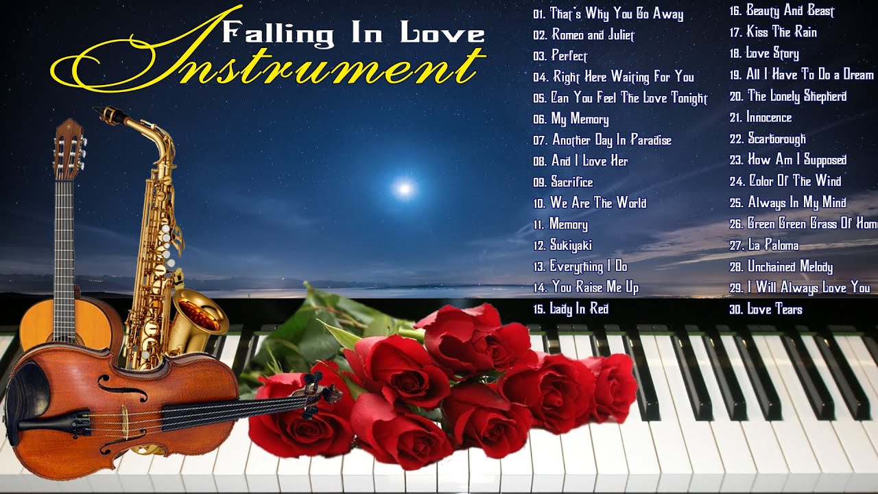 Top 100 Beautiful Romantic Instrumental Love Songs Best Relaxing Instrumental Music Youtube