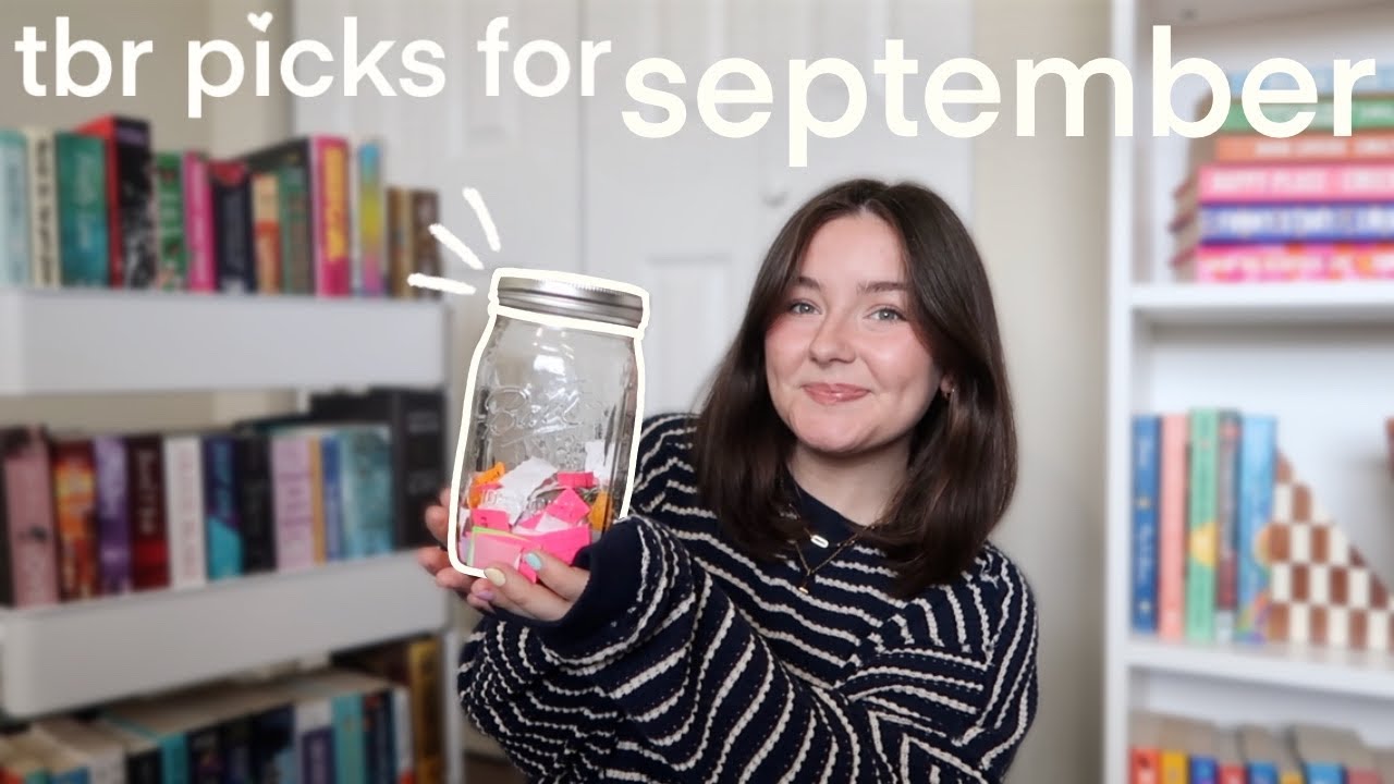 TBR jar prompts choose my September reads 🧡🧸🫙 *my September tbr*