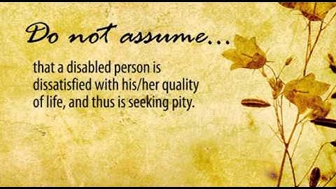 People-First Language (with Disability Etiquette)