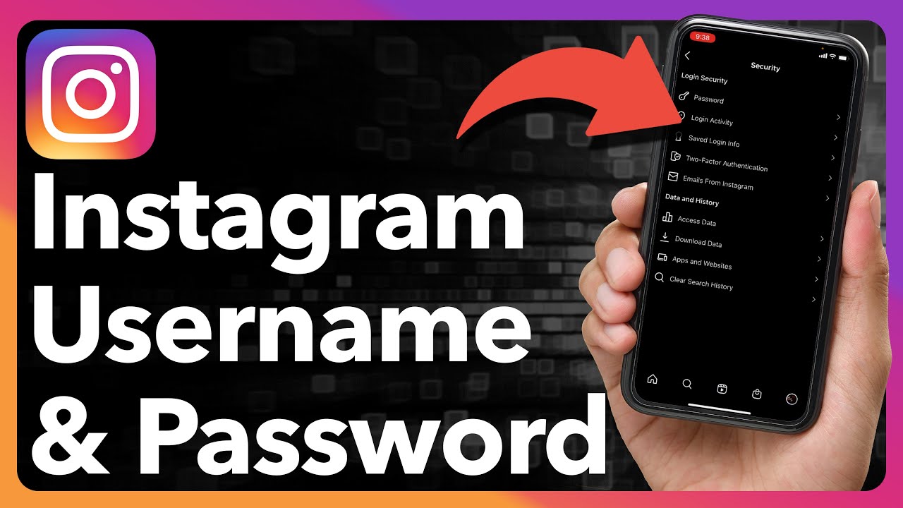 instagram login information