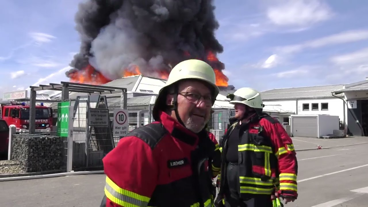 Großbrand in Pocking 06 05 2024