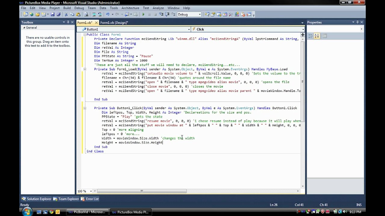 How to Make a PictureBox Media Player In Visual Basic 2010 - YouTube1920 x 1080