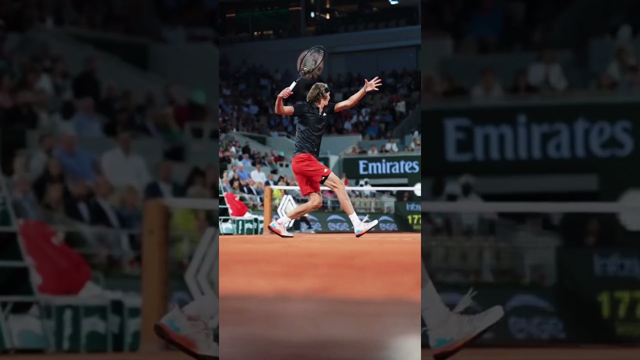 Hit like and watch what happens 🧡🎾 #RolandGarros #Tennis #TennisShorts #Zverev