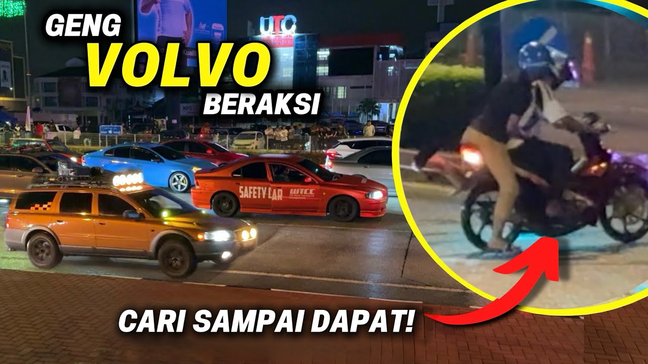 Geng VOLVO beraksi! Moto buat hal & lari, cari sampai dapat! - Malam minggu Kuantan