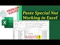 Paste Special Not Working in Excel – 5 Easy Fixes You Must Try! | Excel Tech & Tricks