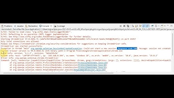 How to resolve "Response code 500" error in selenium webdriver- Could not create a session error?