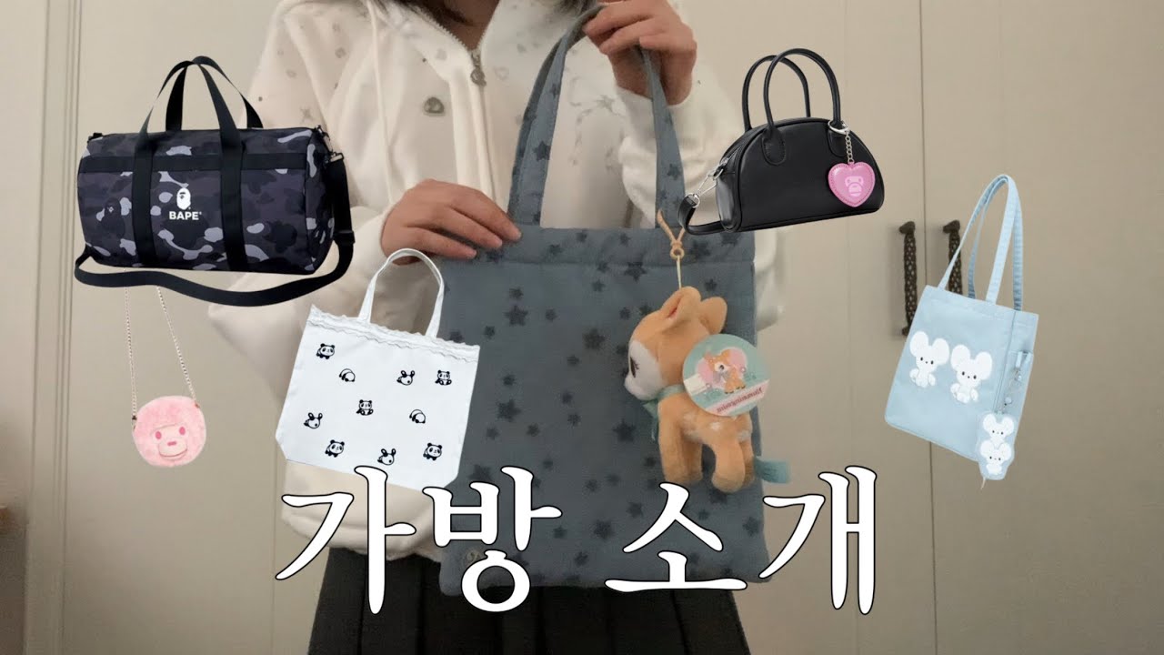 귀여운 가방 소개💼 코이세이오부터 포켓몬센터•베이프•올링크까지